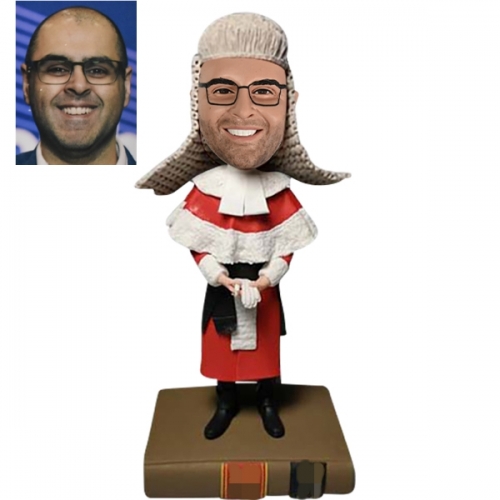 Personalized Bobblehead Make for Lawyer