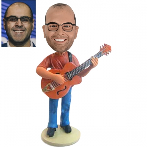 Rock star bobble heads