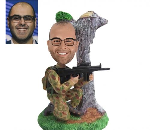 Soldier or army military custom bobbleheads