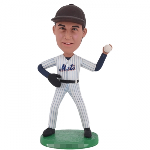 Mets Baseball bobblehead custom