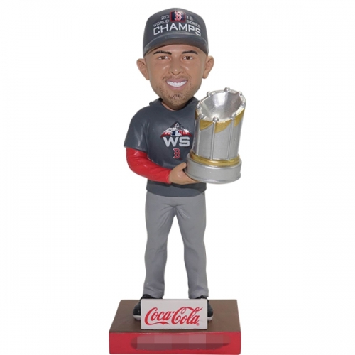 Custom Champion Bobblehead holding trophy