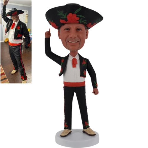 Custom Bobbleheads for Mexican Brazil Mariachi