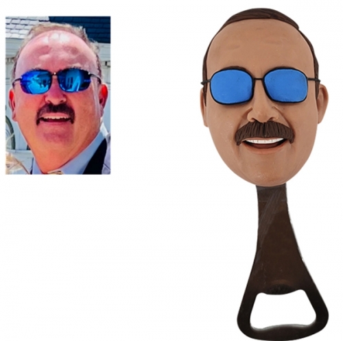 Custom bobbleheads bottle opener from photo