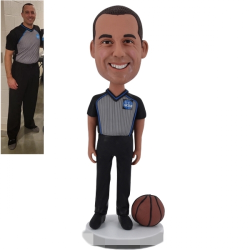 Basketball Coach Bobblehead customized from picture