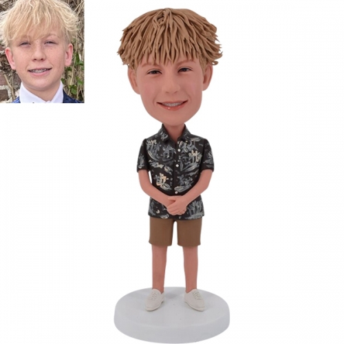 Custom Bobblehead for grandson Kid from picture