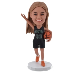 Personalized Bobbleheads costa basketball female