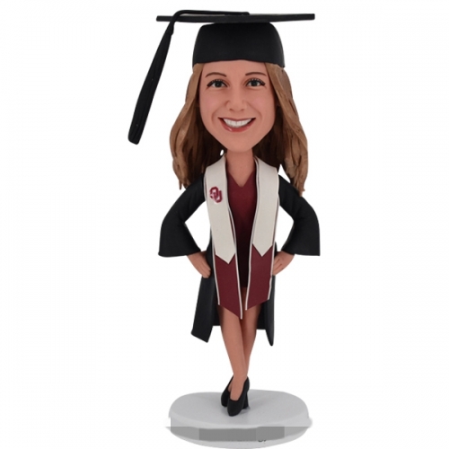 Graduate Bobblehead Custom Graduation figure