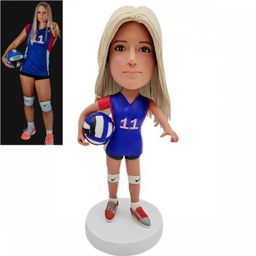 Custom Volleyball Bobblehead from picture