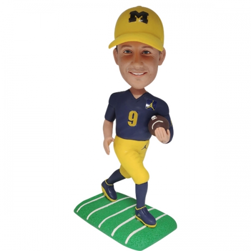 Custom Football bobblehead  with logo