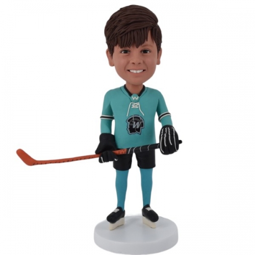 Kid Hockey bobblehead Custom for hockey lover