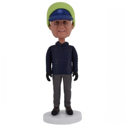 Make your own Ski bobblehead Skier Skiing