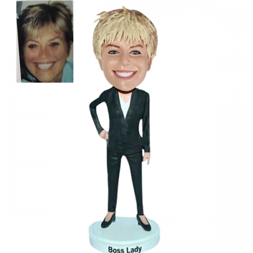 Personalized Bobblehead in suit