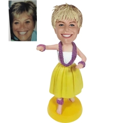 Hula bobblehead Custom Hawaii girl