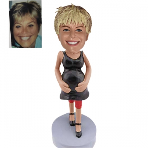 Custom Bobblehead Best Gift for Pregnant Mother