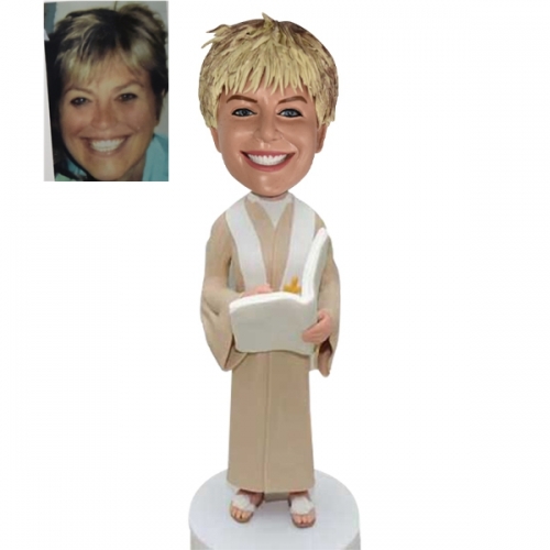 Female pastor Bobblehead Custom Officiant for wedding