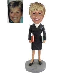 Teacher Bobblehead Custom for Professer with books