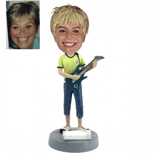 Guitar bobbleheads Customized girl