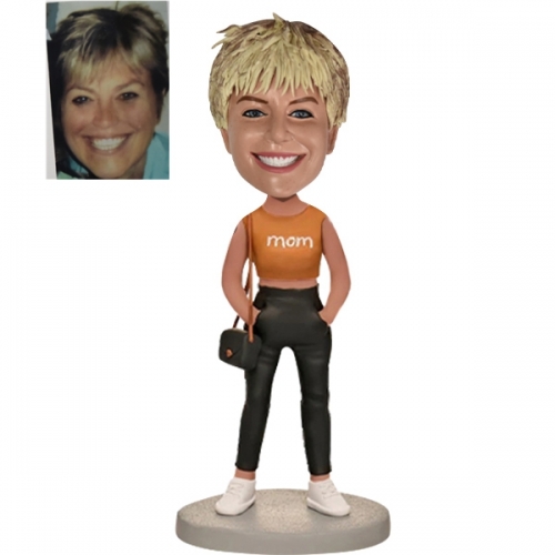 Custom bobbleheads Mom for Mother's day