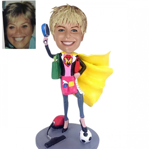 Supermom custom made bobble head