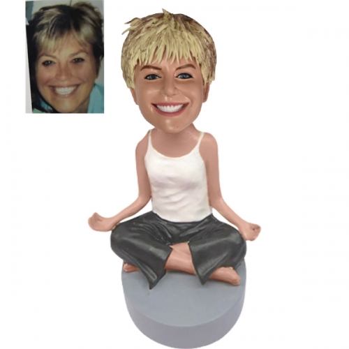 Yoga Bobble Head Personalized doll