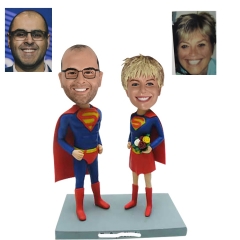 Super couple bobbleheads custom