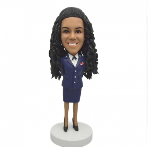 Female Bobbleheads custom air force