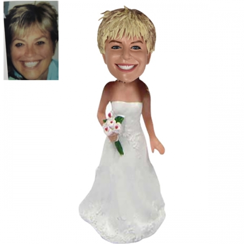 Bobblehead Bride Bridesmaid Custom