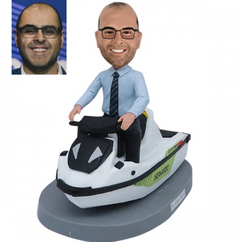 Custom Ski boat Bobblehead