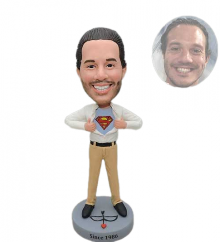 Make a Bobblehead for Boss Superman Style