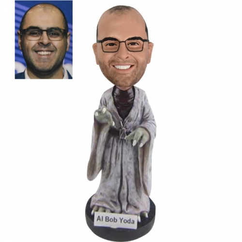 Yoda man custom bobblehead