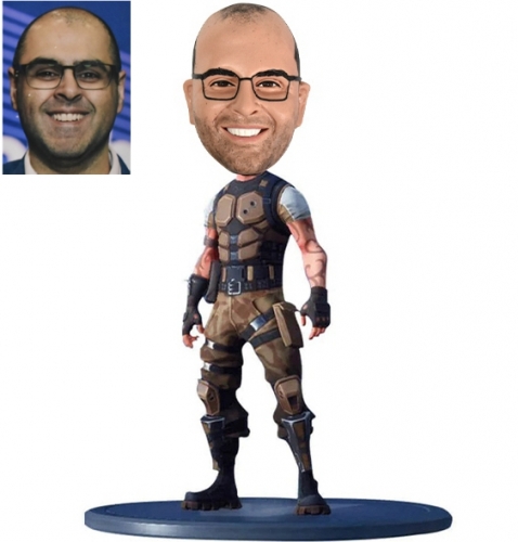 Custom Game Bobblehead  Fortnite Character