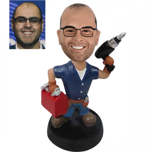 Repairman custom bobbleheads plumber