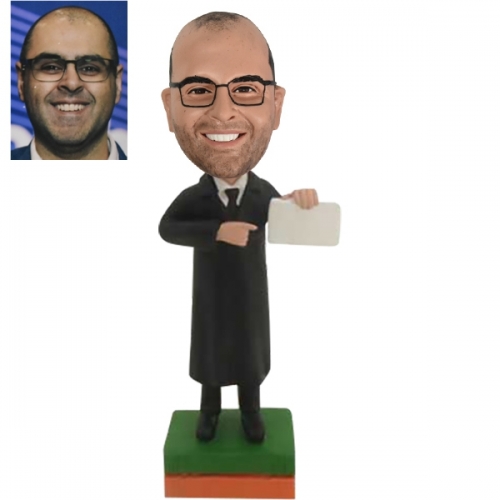 Personalized graduation bobblehead