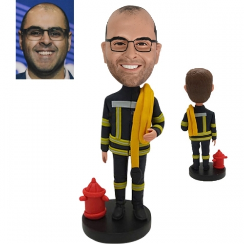 Bobblehead custom for Fireman happy retirement