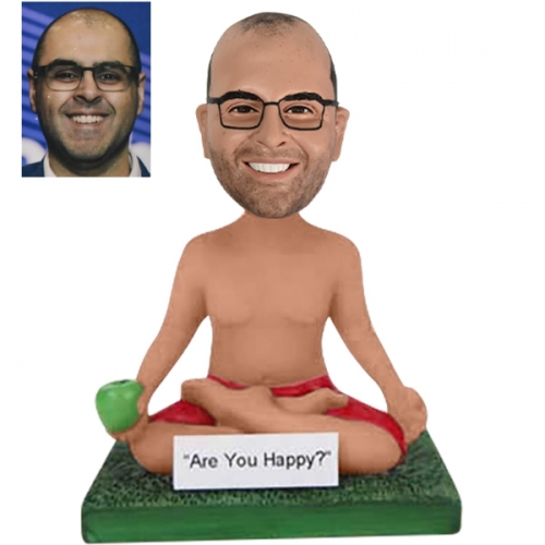 Yoga Meditation custom bobblehead