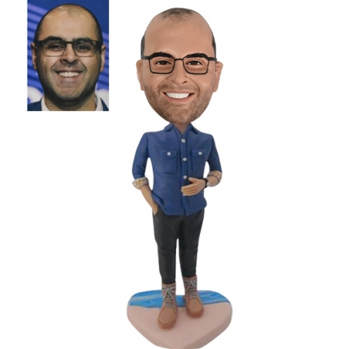 Personalized Beach Bobblehead