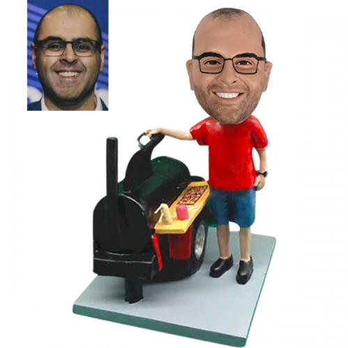 Personalized BBQ bobbleheads from photo