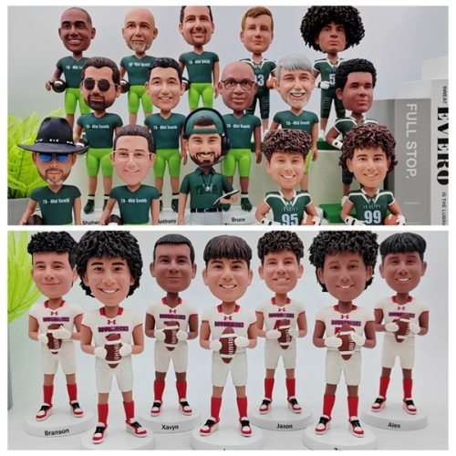 20 Football Bobbleheads(All details per emails)