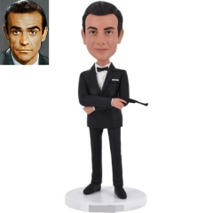 Custom Actor Bobblehead James Bond