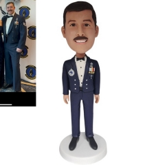 Custom Air force bobblehead military doll from photo