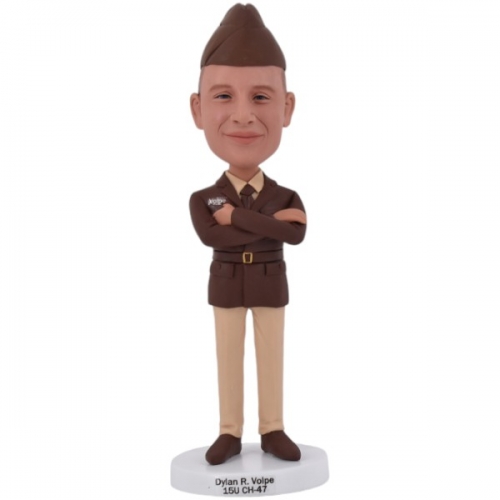 Air Force Bobblehead Custom army doll with arms crossed