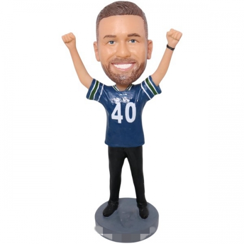 Customized Sports Fan Bobblehead Cheering