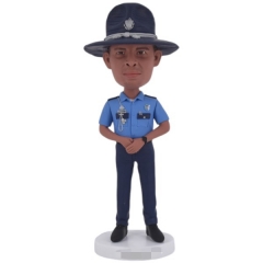 Custom Police Officer Bobblehead Doll