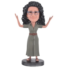 Female Rabbi Bobblehead Custom Gift