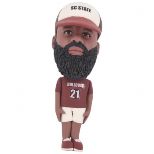 Custom key chain Bobblehead for South Carolina state University fans Bulldogs
