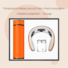 Massager thermos cup headset Orange