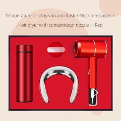 Massager thermos cup hair dryer RED