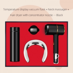 Massager thermos cup hair dryer Black