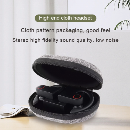 Amazon Top Seller Waterproof wireless earhook TWS earbuds Bluetooth 5.0 Sports Headphones TPU soft earhooks are comfortable