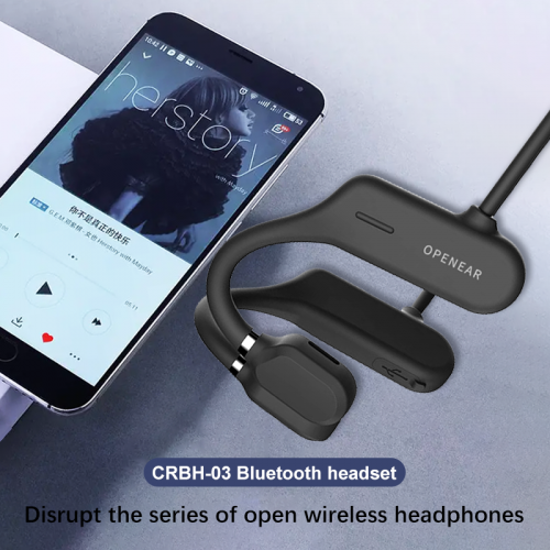 HiFi Sound Sport Wireless Neckband Bone Conduction Earphone with IPX5 Waterproof Bluetooth Earbuds